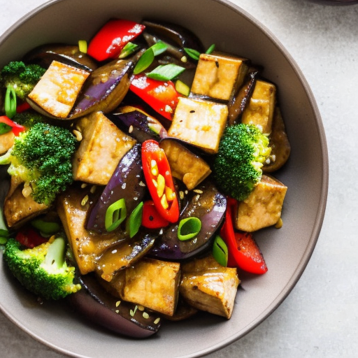 Crispy Air Fryer Asian Tofu and Broccoli - Kitschen Cat