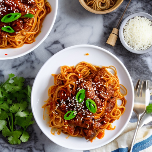 Korean Spicy Noodles with Beef Recipe - Instacart