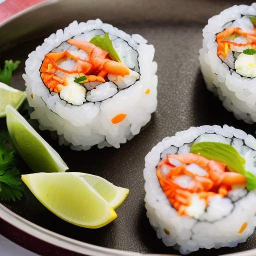 Cream Cheese and Crab Sushi Rolls Recipe