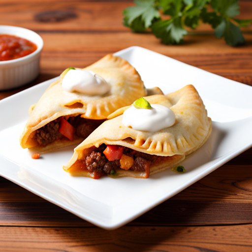 Beef Empanada Recipe With Salsa Sour Cream Sauce Instacart